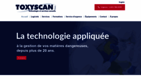 What Toxyscan.com website looked like in 2020 (3 years ago)
