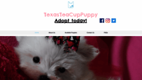 What Texasteacuppuppy.com website looked like in 2020 (3 years ago)