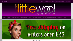 What Thelittlewoolcompany.com website looked like in 2020 (3 years ago)