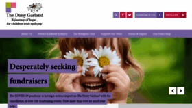 What Thedaisygarland.org.uk website looked like in 2020 (3 years ago)