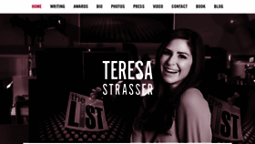 What Teresastrasser.com website looked like in 2020 (3 years ago)