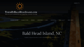 What Townofbaldheadisland.com website looked like in 2020 (3 years ago)