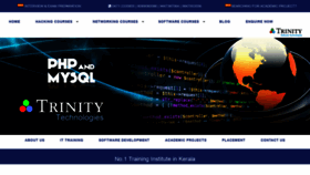 What Trinitytechnology.in website looked like in 2020 (3 years ago)