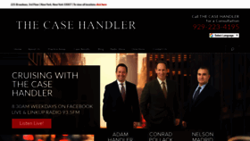 What Thecasehandler.com website looked like in 2020 (3 years ago)
