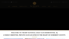 What Trumpnationalbedminster.com website looked like in 2020 (3 years ago)