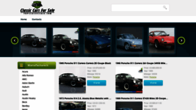 What Topclassicsforsale.com website looked like in 2020 (4 years ago)