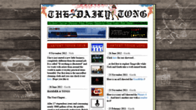 What Tongsville.com website looked like in 2020 (3 years ago)