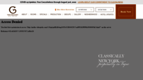 What Thegregoryhotelnewyork.com website looked like in 2020 (3 years ago)