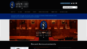 What Texascourthistory.org website looked like in 2020 (3 years ago)