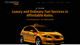 What Trivandrumtaxi.in website looked like in 2020 (3 years ago)