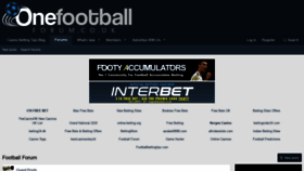 What Thefootballforum.net website looked like in 2020 (6 years ago)