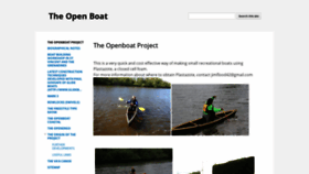 What Theopenboat.org website looked like in 2020 (3 years ago)