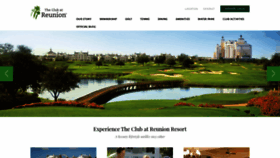 What Theclubatreunionresort.com website looked like in 2020 (3 years ago)
