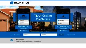 What Ticoronline.com website looked like in 2020 (3 years ago)