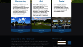 What Thefallsclub.com website looked like in 2020 (3 years ago)