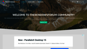 What Thewindowsforum.com website looked like in 2020 (3 years ago)