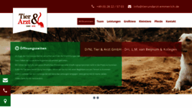 What Tierundarzt-emmerich.de website looked like in 2020 (3 years ago)