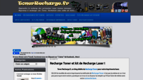 What Tonerrecharge.fr website looked like in 2020 (3 years ago)