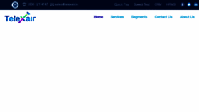 What Telexair.in website looked like in 2020 (3 years ago)