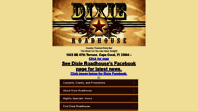 What Thedixie.com website looked like in 2020 (3 years ago)