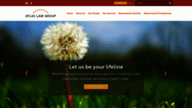 What Theatlaslawgroup.com website looked like in 2020 (3 years ago)