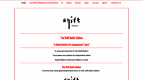 What Theshiftradiostation.com website looked like in 2020 (3 years ago)