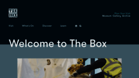 What Theboxplymouth.com website looked like in 2020 (3 years ago)