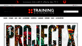 What Training-distribution.com website looked like in 2020 (3 years ago)