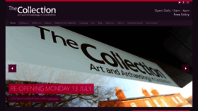 What Thecollectionmuseum.com website looked like in 2020 (3 years ago)