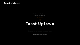 What Toastnyc.com website looked like in 2020 (3 years ago)