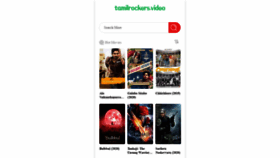 What Tamilrockers.video website looked like in 2020 (3 years ago)