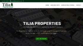 What Tiliaproperties.co.uk website looked like in 2020 (3 years ago)