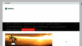 What Tekkibytes.com website looked like in 2020 (3 years ago)