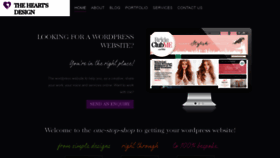 What Theheartsdesign.com website looked like in 2020 (3 years ago)