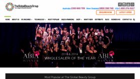 What Theglobalbeautygroup.com.au website looked like in 2020 (3 years ago)