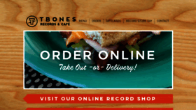 What Tbonescafe.com website looked like in 2020 (3 years ago)