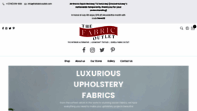 What Thefabricoutlet.com website looked like in 2020 (3 years ago)