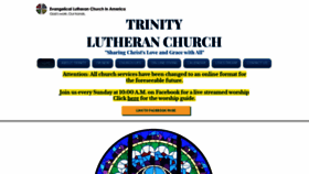 What Trinitylutheranmacomb.org website looked like in 2020 (3 years ago)