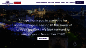 What Toweroflondonicerink.co.uk website looked like in 2020 (3 years ago)