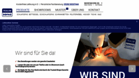 What Traumsofas.de website looked like in 2020 (3 years ago)
