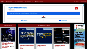 What Tewdb.com website looked like in 2020 (3 years ago)