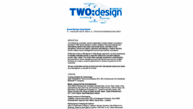 What Twodesign.net website looked like in 2020 (5 years ago)