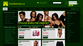 What Trenkovna.cz website looked like in 2020 (3 years ago)