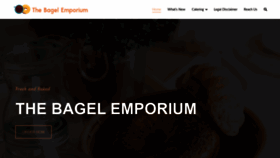 What Thebagelemporium.com website looked like in 2020 (3 years ago)