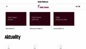 What Tanecpraha.org website looked like in 2020 (3 years ago)