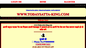 What Todaysatta-king.com website looked like in 2020 (3 years ago)