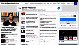 What Timesnownews.com website looked like in 2020 (3 years ago)