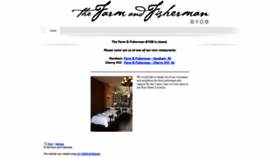 What Thefarmandfisherman.com website looked like in 2020 (3 years ago)