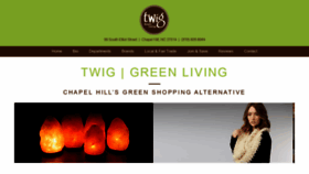 What Twigliving.com website looked like in 2020 (3 years ago)