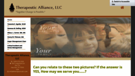 What Therapeuticallc.com website looked like in 2020 (3 years ago)